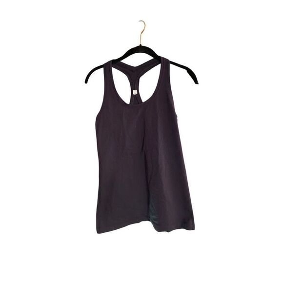 Lululemon women’s dark purple Sleeveless, athletic work out, tank top, size 10 - Picture 1 of 5